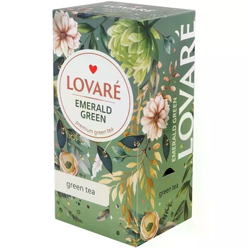 Чай зелений Lovare Emerald Green 36 г (24 шт. х 1.5 г)