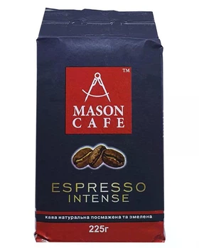 Кава Mason cafe Espresso intense мелена 225 г
