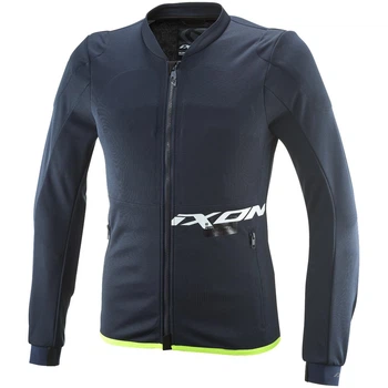 Сверхлегкая сетчатая мотокуртка IXON ARMA navy/white/bright yellow L