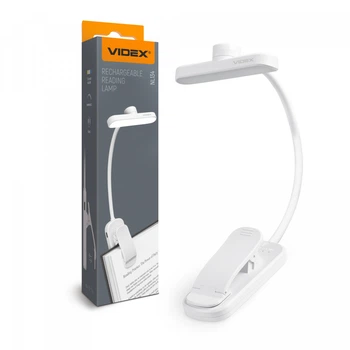LED Светильник аккумуляторный для чтения VIDEX VL-NL134W White