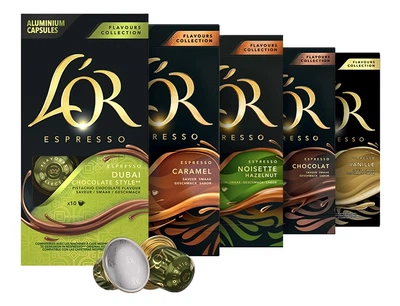 Набор кофе в капсулах L'OR Flavour Collection, 50 капсул Nespresso