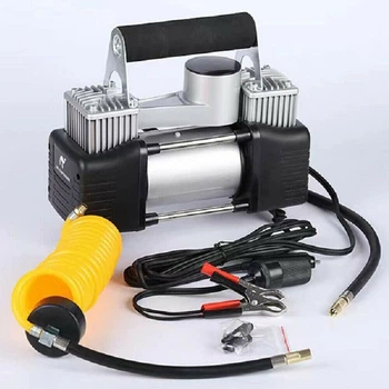 Автомобільний компресор двопоршневий Air Compressor 12V 628-4X4 85 л/хв 205 16