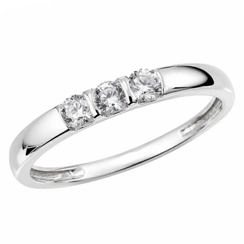 Каблучка срібна з фіанітами Silver Style 17.5 р. (10271.25 sku:2300103212118)