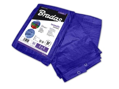 Тент BRADAS 2х4м синій 50гр/м2 (тарпаулін) STANDARD PLL2/4