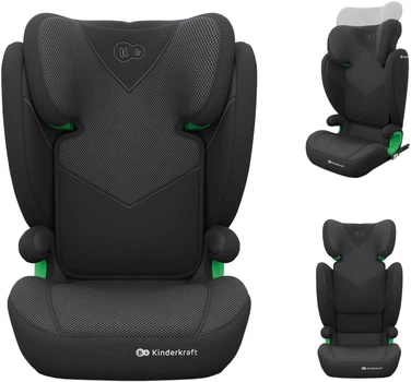 Автокрісло Kinderkraft Junior Fix 2 Plus i-Size Black (KCJUFI20BLKPL0N)