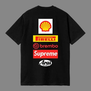 Футболка Supreme 88948 черного цвета, размер L