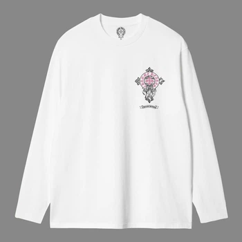 Лонгслів Chrome Hearts 88908 білого кольору, розмір M