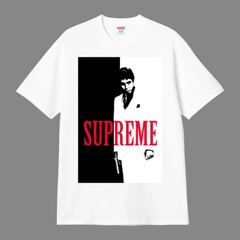 Футболка Supreme 88943 белого цвета, размер L