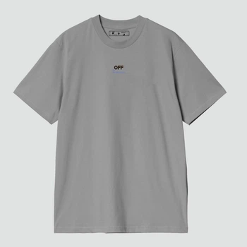 Футболка Off-White 88892 серого цвета, размер M