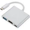 Адаптер Dynamode USB3.1 Type-C to 1хHDMI, 1хUSB 3.0, 1хUSB Type-C Female, разреш. до 4K 3840×2160 (Multiport USB 3.1 Type-C to