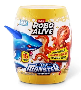 Інтерактивний ігровий набір ROBO ALIVE S1 – ГЛИБОКОВОДНИЙ СЮРПРИЗ. ВИЛИКА БІЛА АКУЛА