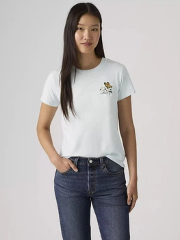 Футболка хлопковая женская Levi`s 548078847 XS Голубая (1160288846)