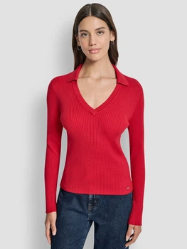 Пуловер женский Donna Karan NY (DKNY) 466574637 XL Красный (1160300428)
