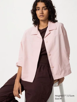 Куртка демісезонна жіноча Uniqlo 304529292 XL Рожева (1160006277)