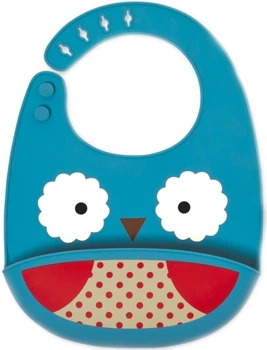 Слинявчик силіконовий Skip Hop Совеня (232200) (879674028579)