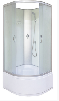 Душевой бокс KOПO 6021 F 90x90х195 белый без крыши