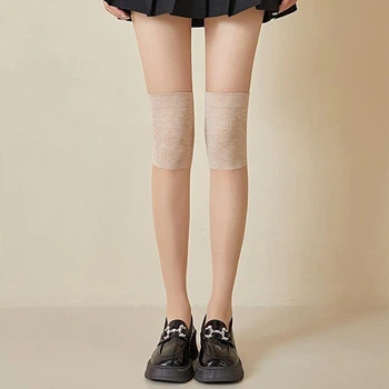Жіночі панчохи з широкою фіксуючою резинкою ValerTights, бежеві, 2 пари