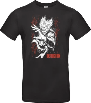 Футболка Чорний з принтом «Garou - One Punch Man III» M Чорний (I007661)