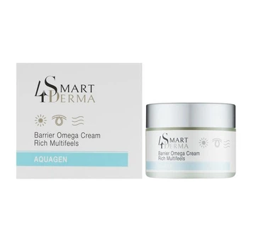 Розкішний живильний крем із церамідами Smart4Derma Aquagen Barrier Omega Cream Rich Multieels 50мл
