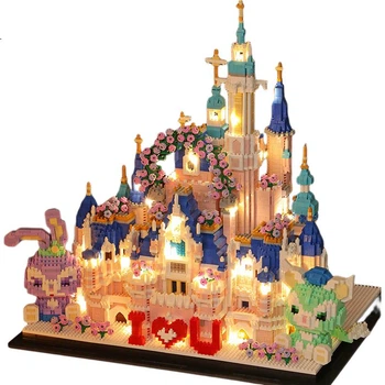 Конструктор QZCX Замок Диснея сумісний з Lego для дівчаток