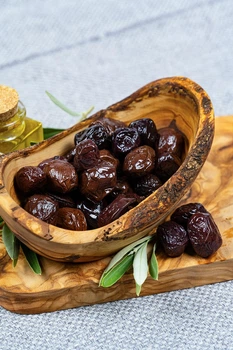 Оливки вяленые темные Амфисса с косточкой Greek Product 500г