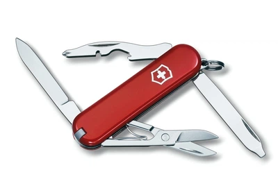 Швейцарський складаний ніж Victorinox Rambler 58мм 10 функцій Червоний (0.6363)