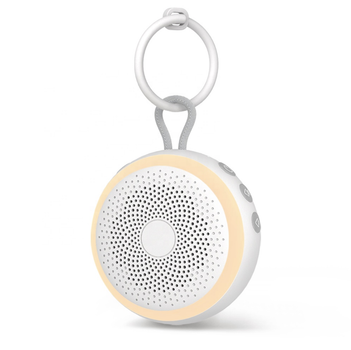 Генератор білого шуму з нічником HiFiD HFD-W30 White Портативна звукова машина для сну немовлят та дітей на акумуляторі 1200 мАг з таймером