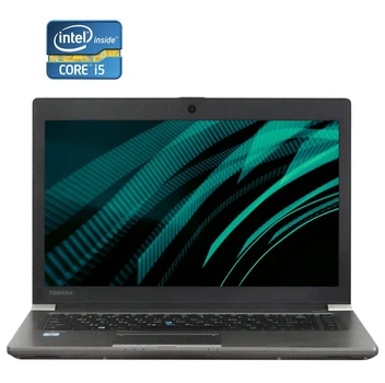 Ноутбук Б-клас Toshiba Tecra Z40T-C / 14" (1920x1080) TN Touch / Intel Core i5-6300U (2 (4) ядра по 2.4 - 3.0 GHz) / 8 GB DDR3 / 128 GB SSD / Intel HD Graphics 520 / WebCam / Win 10 б/в