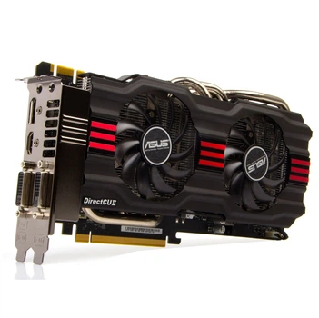 Дискретная видеокарта Asus GTX 770 DirectCU II, 2 GB GDDR5, 256-bit / 1x HDMI, 1x DisplayPort, 2x DVI б/у