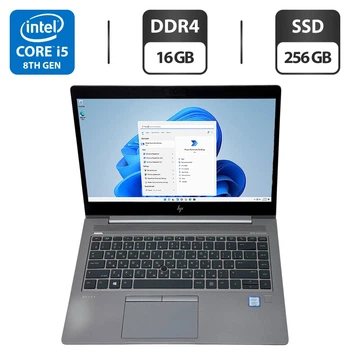 Ультрабук Б-класс HP ZBook 14u G6 / 14" (1920x1080) IPS / Intel Core i5-8365U (4 (8) ядра по 1.6 - 4.1 GHz) / 16 GB DDR4 / 256 GB SSD / Intel UHD Graphics 620 / WebCam / Windows 11 Pro б/у