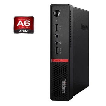 Неттоп Lenovo ThinkCentre M715q USFF / AMD Pro A6-8570E (2 ядра по 3.0 - 3.4 GHz) / 4 GB DDR4 / 128 GB SSD / AMD Radeon R5 Graphics б/у