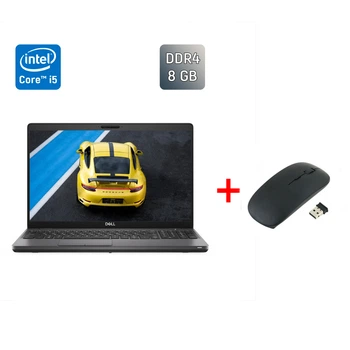 Ультрабук Dell Latitude 5500 / 15.6" (1920x1080) IPS / Intel Core i5-8365U (4 (8) ядра по 1.6 - 4.1 GHz) / 8 GB DDR4 / 256 GB SSD / Intel UHD Graphics / HDMI / WebCam / Windows 10 б/в + Подарунок Бездротова миша / USB