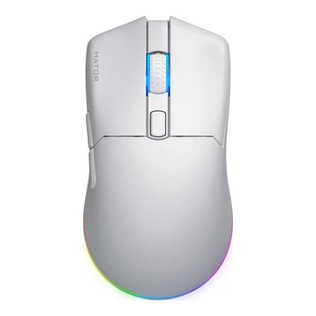 Компьютерная мышь Hator Pulsar 3 Wireless Беспроводная белая (HTM631)