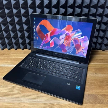 Ноутбук Б-класс Lenovo IdeaPad G50-30 / 15.6" (1366x768) TN / Intel Celeron N2840 (4 ядра по 2.1 - 2.5 GHz) / 8 GB DDR3 / 128 GB SSD / Intel HD Graphics / WebCam / Win 10 б/у