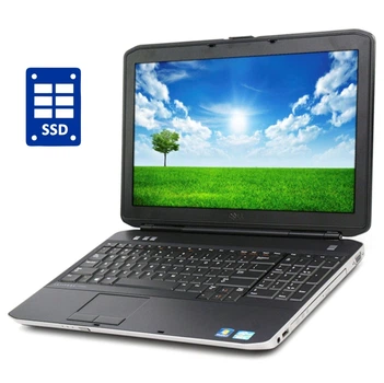Ноутбук Б-клас Dell Latitude E5530 / 15.6" (1366x768) TN / Intel Core i3-3110M (2 (4) ядра по 2.4 GHz) / 8 GB DDR3 / 128 GB SSD / Intel HD Graphics 4000 / DVD-ROM / Win 10 б/в