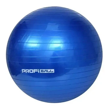 Мяч гимнастический ProfiBall фитбол резиновый d-55 синий (MS0381BL)