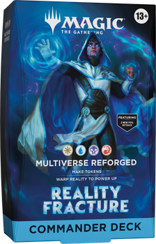 Dodatek Wizards of the Coast Magic the Gathering Reality Fracture - Commander Deck - Multiverse Reforged - Display 4 szt (ZES195166337265)