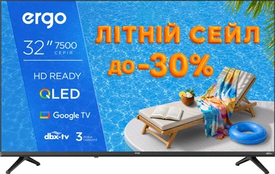 Телевизор Ergo QLED 32'' 32JHQ7500