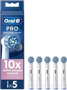 Насадки для зубної щітки Oral-B Pro Sensitive Clean White 5 шт