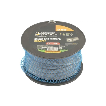 Жилка для тримера MASTERTOOL SQUARE REINFORCED 3.0 мм × 108 м 19-1930