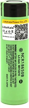 Акумулятор LiitoKala Li-ion 18650 3400mAh, NCR18650-Lii34B-JT-MH12210