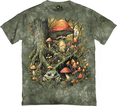 Футболка мужская Clothingmonster Таємничий Грибний Ліс зеленая размер XXL (TKR-Y7W5UJU-XXL)