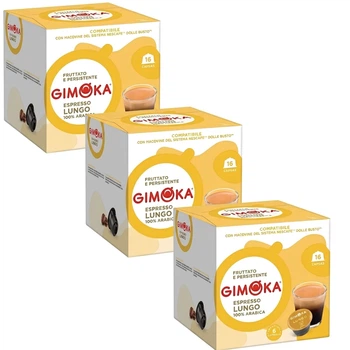 Кофе в капсулах Gimoka Lungo 16 шт (упак. 3 шт)