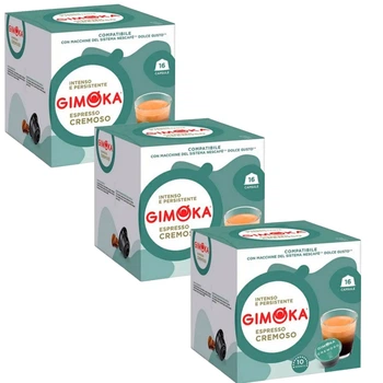 Кофе в капсулах Gimoka Intenso 16 шт (упак. 3 шт)