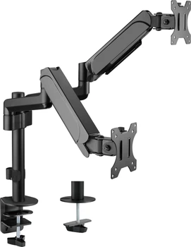 Настольное крепление для двух мониторов OfficePro MA722B 17-32" 1-9 кг Black