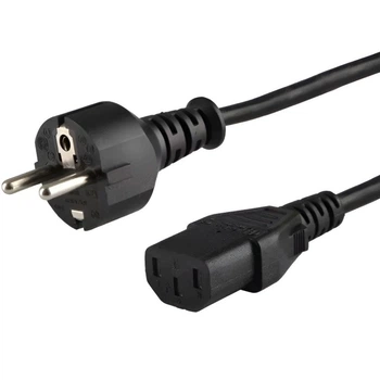 Кабель питания Dell CEE 7/7-IEC C13, 3*0.75 мм, 1.8м Black (078390)