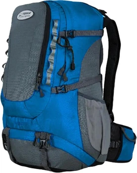 Рюкзак Terra Incognita Across 35 л для альпінізму і скі-туру, вентильований, 420D Polyester Ballistic, Blue