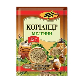 Приправа ЮНА Коріандр мелений 15г