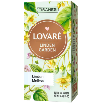 Чай ТМ Lovare Tisanes Linden Garden бленд трав’яного чаю з фруктами та плодами