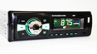 Автомагнітола Pion-SВ 1287 ISO 1 DIN USB microSD AUX FM MP3 WMA автомобільна магнітола з пультом дистанційного керування TFT дисплей RCA вихід еквалайзер 4х50W фронтальний USB підтримка карт пам'яті автопрогравач